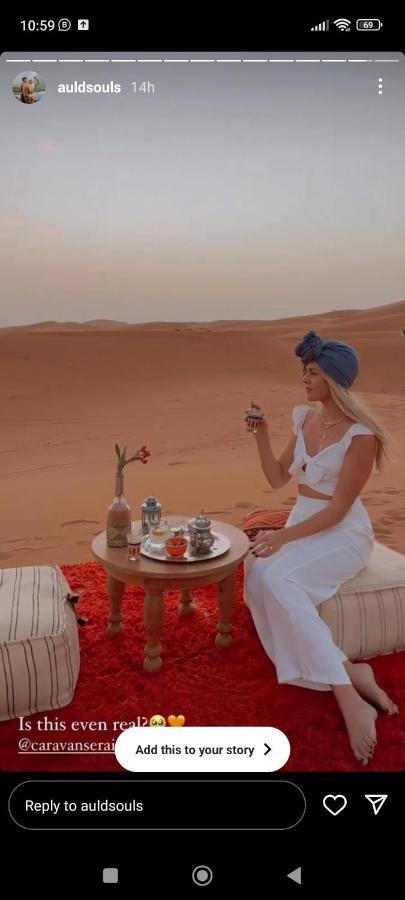 Caravanserai Luxury Desert Tented Camp Merzouga Bagian luar foto